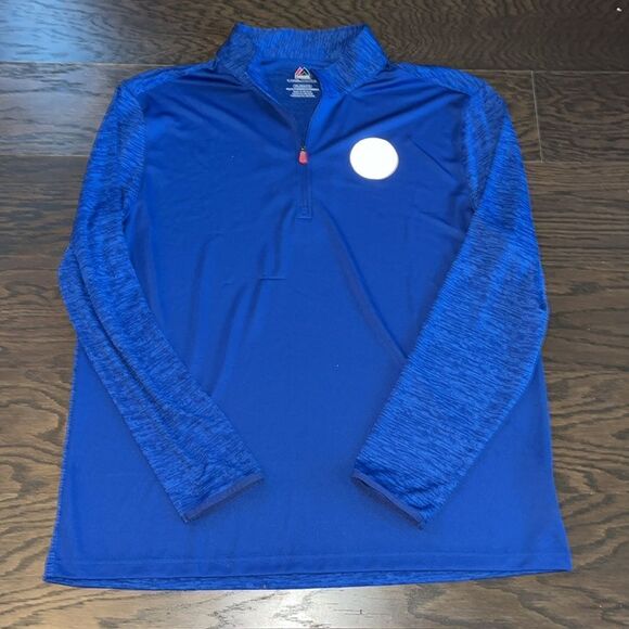 Cool base men’s snagged Chicago Cubs LS Authentic T neck baseball sweatshirt XXL - Picture 1 of 3